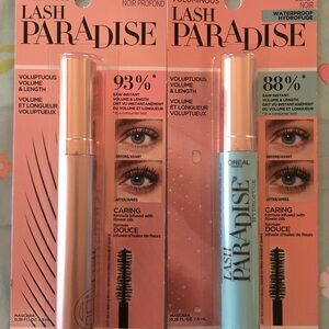 2 L’Oréal  Mascaras Lash Paradise #200 & #203